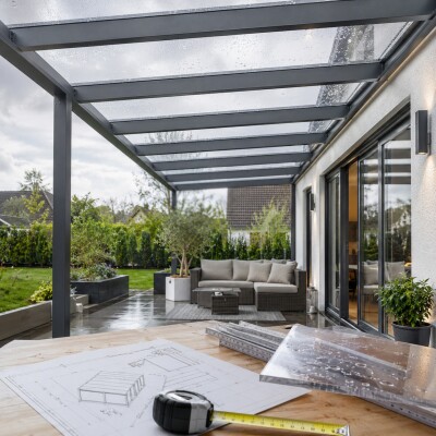 Polycarbonat Terrassenüberdachung...