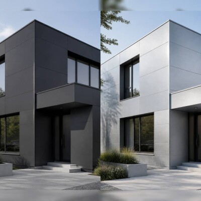 HPL oder Aluverbund für die Fassade?...
