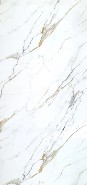 PVC Duschrückwand Carrara-Gold