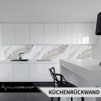 PVC Wandpaneel Duschrückwand Picasso in Marmor-Optik - 
