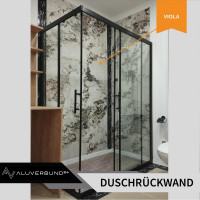 PVC Wandpaneel Duschrückwand Viola in Marmor-Optik Hoch