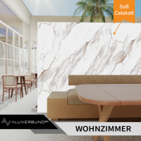 PVC Wandpaneel Duschrückwand Soft-Calakatta in Marmor-O