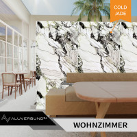 PVC Wandpaneel Duschrückwand Cold-Jade in Marmor-Optik 