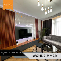 PVC Wandpaneel Duschrückwand Pietra-Grey in Marmor-Opti