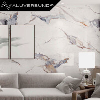 PVC Wandpaneel Duschrückwand Blue-Sky in Marmor-Optik H
