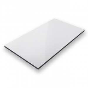 Alu Verbundplatte Zuschnitt Spiegel-Silber-3mm/0,3mm