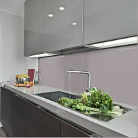 Küchenrückwand aus 3mm Aluverbundplatte Grau RAL70