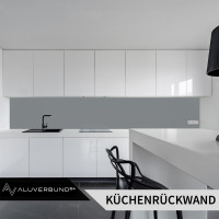 PVC Wandpaneel Duschrückwand Anthrazit-Grey Hochglanz -