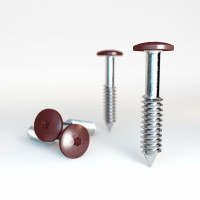 HPL Fassadenschrauben 4,8x38 Braun RAL80 gallery