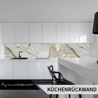 PVC Wandpaneel Duschrückwand GL-3001 Aurora-Gold in Mar