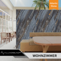 PVC Wandpaneel Duschrückwand Atlantic-Stone in Naturste