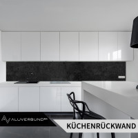 PVC Wandpaneel Duschrückwand Industrial-Black in Naturs
