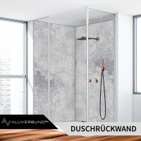 PVC Wandpaneel Duschrückwand Urban-Grey in Natursteinop