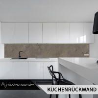 PVC Wandpaneel Duschrückwand Vulcano-Brown in Naturstei