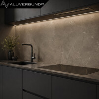 PVC Wandpaneel Duschrückwand Vulcano-Brown in Naturstei