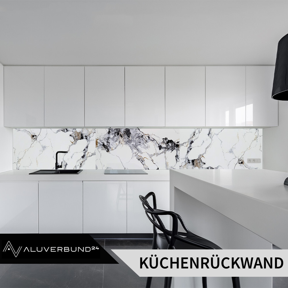 Stilvolle Wandpaneel Marmor Optik Bild