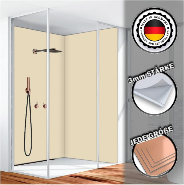 Schne Duschrckwand Aluverbund Nach Mass Bild