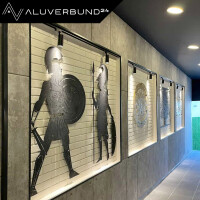 3D Wandpaneel Styropor Platte 120x50cm Beton-Grau - Fassaden