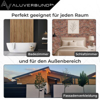 3D Wandpaneel Styropor Platte 120x50cm Felsoptik Grau - Fass