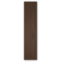 Akustik-Wandpaneel Slim 278x60cm Nussbaum Holz Akustikpaneel