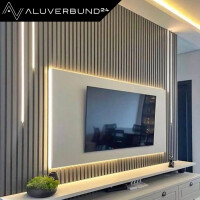 Akustik-Wandpaneel Slim 278x60cm Eiche Saphir Holz Akustikpa