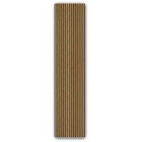 Akustik-Wandpaneel Slim 278x60cm Teak Babil Holz Akustikpane