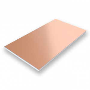 Kupferverbund-Fassadenplatte Echtkupfer/CP-4mm/0,3mm