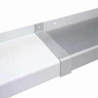 (004) Aluminium Fensterbank Stoßverbinder Silber E6EV1