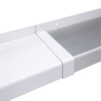 (004) Aluminium Fensterbank Stoßverbinder Weiß R