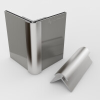 200cm Außeneckprofil für 3 mm Platten Silber E6Ev