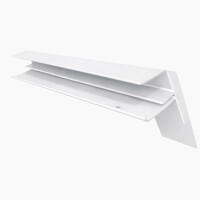 (003) Aluminium Fensterbank Seitenteile Putz  (2 Stück 