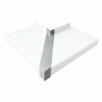 (005) Aluminium Fensterbank Außeneckverbinder 90° 