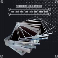 DEGLAS® Acrylglas Platte PMMA 12mm Transparent XT 4