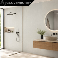 PVC Wandpaneel Duschrückwand Linen-Pearl in Textiloptik