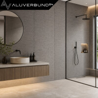 PVC Wandpaneel Duschrückwand Linen-Tweed in Textiloptik