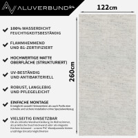 PVC Wandpaneel Duschrückwand Linen-Natural in Textilopt