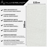 PVC Wandpaneel Duschrückwand Linen-Crystal in Textilopt
