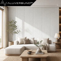 PVC Wandpaneel Duschrückwand Linen-Crystal in Textilopt