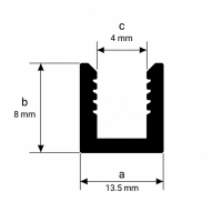 Aluminium U-Profil für 4 mm gallery 6_2nd