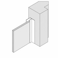 Aluminium Anschlussprofil F6 mit gallery 1_2nd