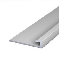 Abschlussprofil 3mm (211) Aluminiumprofil Einschubprofil f&u
