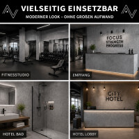 PVC Wandpaneel Wandfliesen 60x120cm Urban-Grey in Naturstein