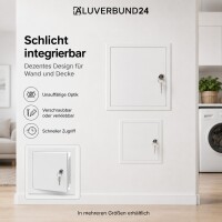 Revisionsklappe aus Stahlblech mit Schloss 4