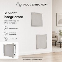 Revisionsklappe aus Aluminium tapezierbar 4