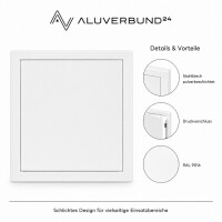 Revisionsklappe aus Stahlblech mit Druckverschluss 4