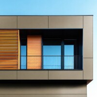 Aluverbund-Fassadenplatte Hellbronze ano gallery