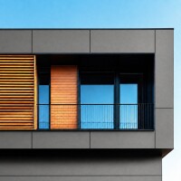 Aluverbund-Fassadenplatte Keramik Dunkel gallery