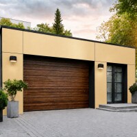 Aluverbund-Fassadenplatte Keramik Elfenbein/7846-4mm/0,5mm 1