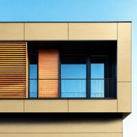 Aluverbund-Fassadenplatte Gold gebü gallery