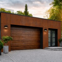 Aluverbund-Fassadenplatte Cortenstahl Rostoptik/CORTEN I-4mm